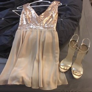 Date night dress and shoes